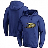 Men's Customized Anaheim Ducks Blue All Stitched Pullover Hoodie,baseball caps,new era cap wholesale,wholesale hats